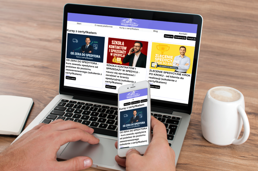 jedna z moich realizacji (projektów) - spedytor szkolenia